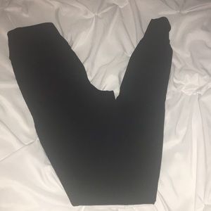 High rise stirrup legging Black sz SM